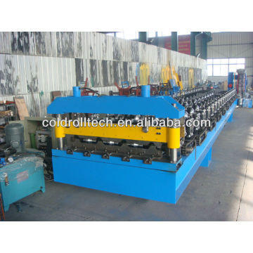 Roofing sheet making machine